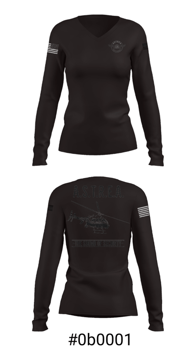 San Diego County Sheriff ASTREA 4789154 Women's Long Sleeve V-neck Shirt - 37