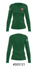2D LAAD SUPPLY 79626145 Women's Long Sleeve V-neck Shirt - 43