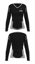 Divers 37533599 Women's Long Sleeve V-neck Shirt - 9
