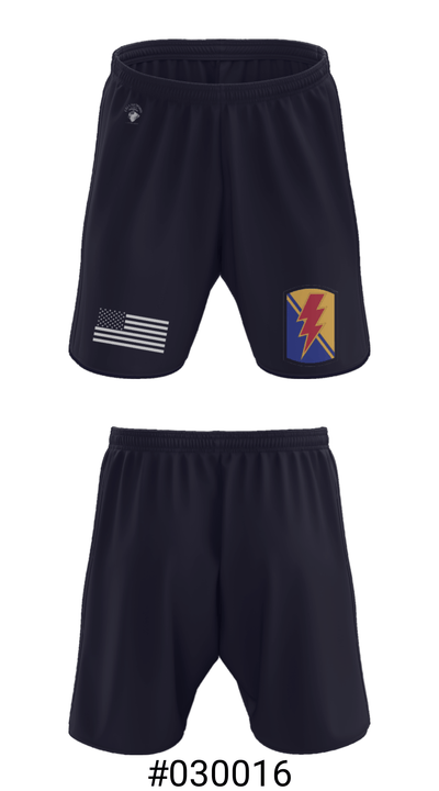 C Co. 1-160 Infantry 40456351 Athletic Shorts With Pockets - 25