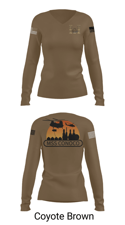 MSSC Essayons 2 48058860 Women's Long Sleeve V-neck Shirt - 38