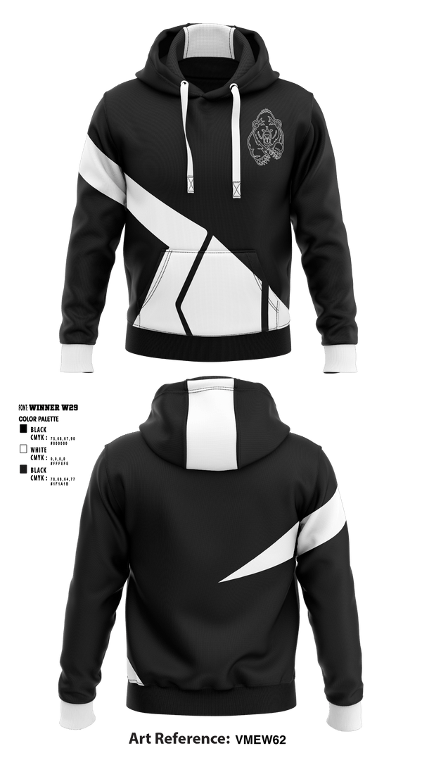 Hoodie, Black Bears, Football, Teamtime, Team time, sublimation, custom sports apparel, team uniforms, spirit wear, spiritwear, sports uniforms, custom shirts, team store, custom team store, fundraiser sports, apparel fundraiser