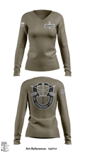 7th Special Forces Group (A) 47338567 Women's Long Sleeve V-neck Shirt - 1