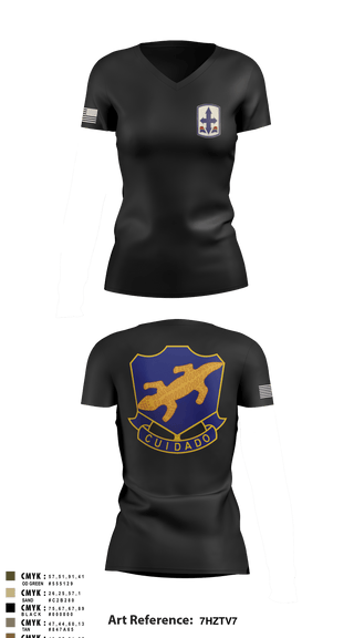 Women's Short Sleeve Vneck Shirt, , Army, Teamtime, Team time, sublimation, custom sports apparel, team uniforms, spirit wear, spiritwear, sports uniforms, custom shirts, team store, custom team store, fundraiser sports, apparel fundraiser