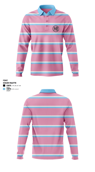 MOUNTAIN RANGE HIGH SCHOOL 39679914 Long Sleeve Performance Polo - 3