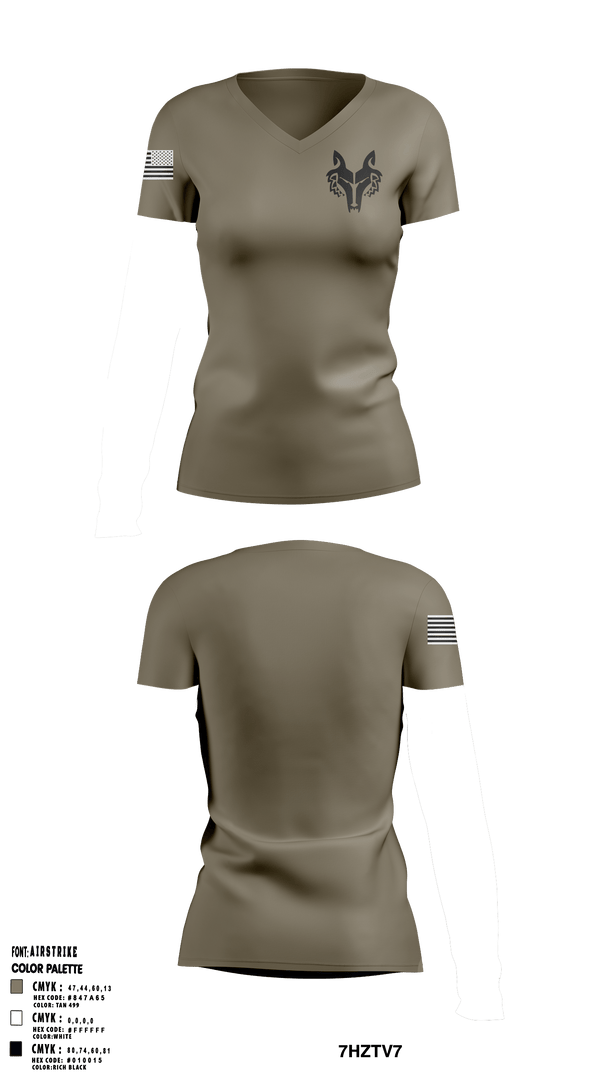Women's Short Sleeve Vneck Shirt, , Army, Teamtime, Team time, sublimation, custom sports apparel, team uniforms, spirit wear, spiritwear, sports uniforms, custom shirts, team store, custom team store, fundraiser sports, apparel fundraiser