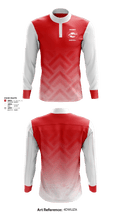 Groesbeck High School Basketball 69271090 Quarter Zip Jacket - 1