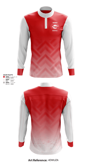 Quarter Zip Jacket, Groesbeck High School Basketball, Women's Basketball, Teamtime, Team time, sublimation, custom sports apparel, team uniforms, spirit wear, spiritwear, sports uniforms, custom shirts, team store, custom team store, fundraiser sports, apparel fundraiser