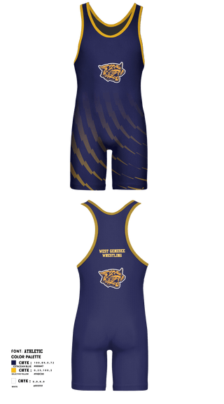 Wrestling Singlet, West Genesee Senior High School Wrestling, Wrestling, Teamtime, Team time, sublimation, custom sports apparel, team uniforms, spirit wear, spiritwear, sports uniforms, custom shirts, team store, custom team store, fundraiser sports, apparel fundraiser