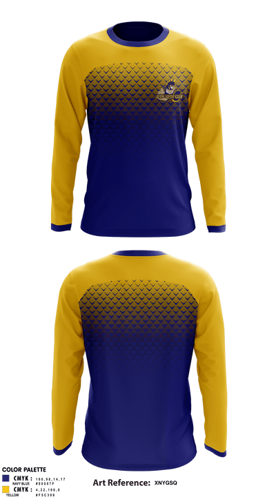 Lakeview Leadership Academy Cheer 24363619 Long Sleeve Performance Shirt - 1