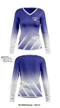 Eastwood High School Soccer 39662382 Women's Long Sleeve V-neck Shirt - 1