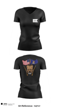 1/3 D.Co Colors 38248924 Women's Short Sleeve V-neck Shirt - 3