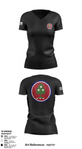 30th Troop Command 1256975 Women's Short Sleeve V-neck Shirt - 3