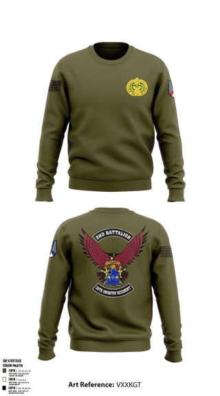 Crew Neck Sweatshirt, , Army, Teamtime, Team time, sublimation, custom sports apparel, team uniforms, spirit wear, spiritwear, sports uniforms, custom shirts, team store, custom team store, fundraiser sports, apparel fundraiser