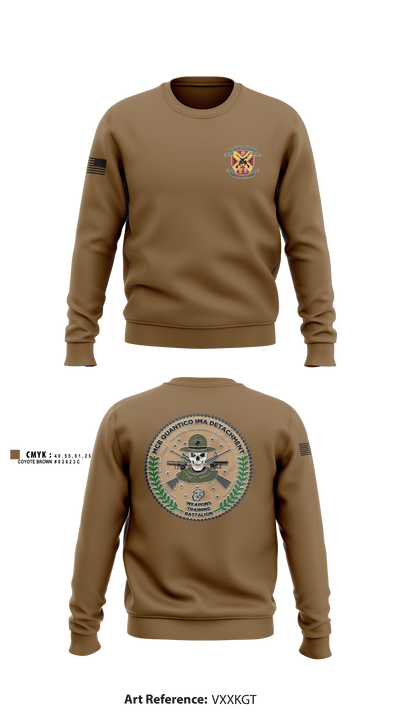 Weapons Training Battalion 3430348 Crew Neck Sweatshirt - 4