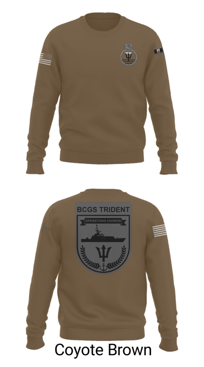 BCGS TRIDENT 3686693 Crew Neck Sweatshirt - 14