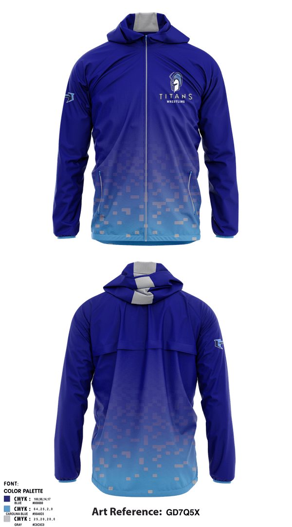 Windbreaker, Hopewell High School Wrestling, Wrestling, Teamtime, Team time, sublimation, custom sports apparel, team uniforms, spirit wear, spiritwear, sports uniforms, custom shirts, team store, custom team store, fundraiser sports, apparel fundraiser
