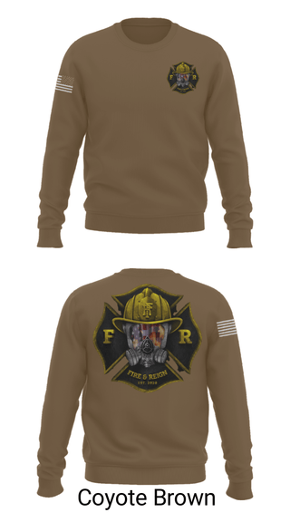 Crew Neck Sweatshirt, , Fire Department, Teamtime, Team time, sublimation, custom sports apparel, team uniforms, spirit wear, spiritwear, sports uniforms, custom shirts, team store, custom team store, fundraiser sports, apparel fundraiser