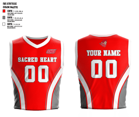 Womens Reversible Basketball Jersey, Sacred Heart University Basketball, Women's Basketball, Teamtime, Team time, sublimation, custom sports apparel, team uniforms, spirit wear, spiritwear, sports uniforms, custom shirts, team store, custom team store, fundraiser sports, apparel fundraiser
