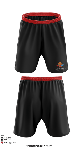 Athletic Shorts With Pockets, Learning Bridge, Spirit Store, Teamtime, Team time, sublimation, custom sports apparel, team uniforms, spirit wear, spiritwear, sports uniforms, custom shirts, team store, custom team store, fundraiser sports, apparel fundraiser