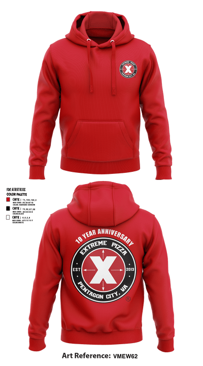 Extreme Pizza 64264701 Hoodie - 3