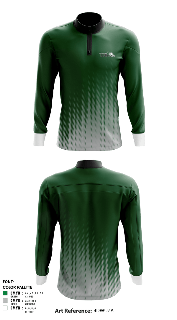 Quarter Zip Jacket, Collins Hill High School Tennis, Tennis, Teamtime, Team time, sublimation, custom sports apparel, team uniforms, spirit wear, spiritwear, sports uniforms, custom shirts, team store, custom team store, fundraiser sports, apparel fundraiser