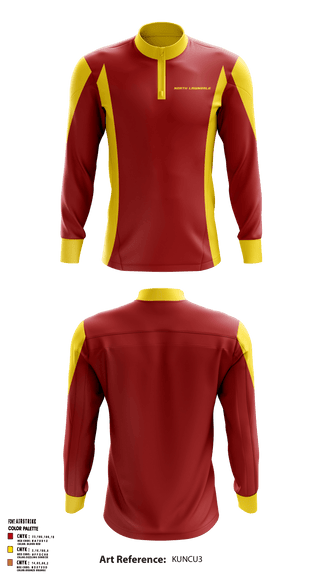 Quarter Zip Jacket, North Lawndale College Prep, Spirit Store, Teamtime, Team time, sublimation, custom sports apparel, team uniforms, spirit wear, spiritwear, sports uniforms, custom shirts, team store, custom team store, fundraiser sports, apparel fundraiser