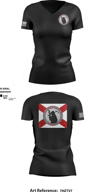 Women's Short Sleeve Vneck Shirt, Reapers Rejects, , Teamtime, Team time, sublimation, custom sports apparel, team uniforms, spirit wear, spiritwear, sports uniforms, custom shirts, team store, custom team store, fundraiser sports, apparel fundraiser