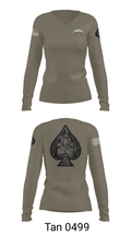 2-14 cav 34196464 Women's Long Sleeve V-neck Shirt - 40