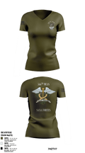 566th MCAS- Army 77440363 Women's Short Sleeve V-neck Shirt - 55