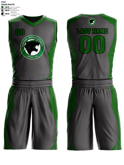 CMS Basketball 84844337 Basketball Uniform - 9