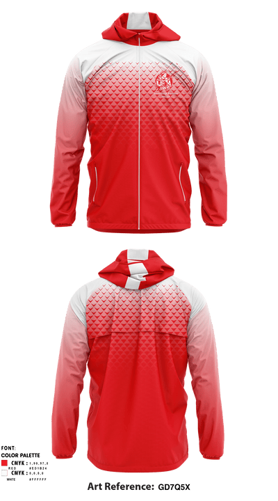 Southbridge High School Soccer 96743745 Windbreaker - 1