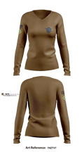 59th Quartermaster 16282203 Women's Long Sleeve V-neck Shirt - 4