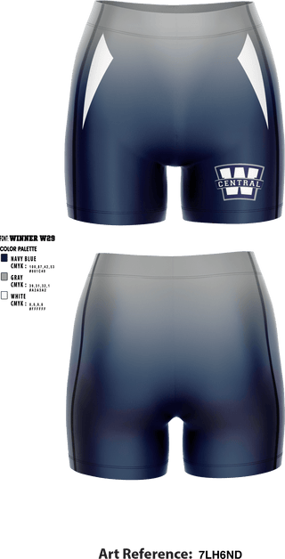 Women's Compression Shorts, Warren Central High School Volleyball, Women's Volleyball, Teamtime, Team time, sublimation, custom sports apparel, team uniforms, spirit wear, spiritwear, sports uniforms, custom shirts, team store, custom team store, fundraiser sports, apparel fundraiser