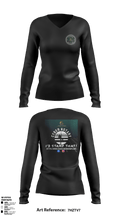 Cyber NotaryCyber Notary 34511159 Women's Long Sleeve V-neck Shirt - 1