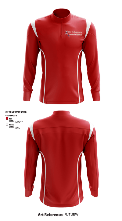 St Matthew School 2860517 Quarter Zip Jacket - 1