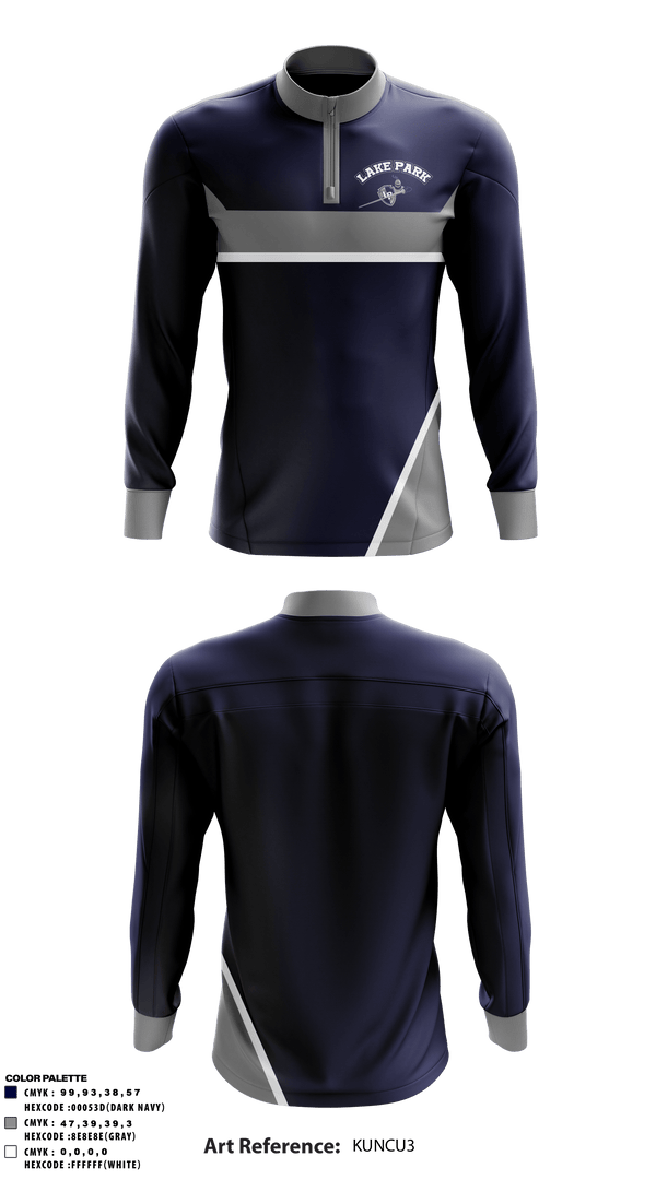 Quarter Zip Jacket, Lake Park High School, Spirit Store, Teamtime, Team time, sublimation, custom sports apparel, team uniforms, spirit wear, spiritwear, sports uniforms, custom shirts, team store, custom team store, fundraiser sports, apparel fundraiser