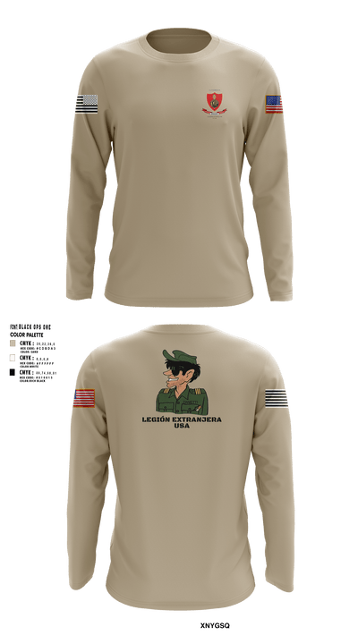 Legión Extranjera USA 37653528 Long Sleeve Performance Shirt - 2