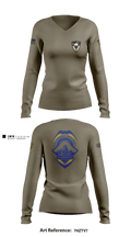 Tucson Police Department Operations Division Midtown Community Response Team 20336638 Women's Long Sleeve V-neck Shirt - 2