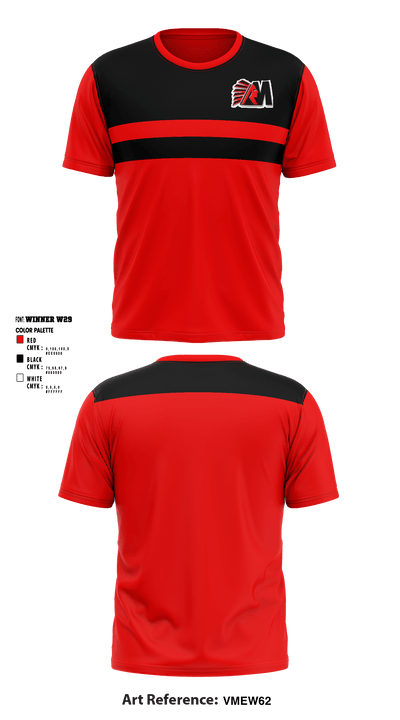 McCormick Middle School Cheer 3714957 Short Sleeve Performance Shirt - 1