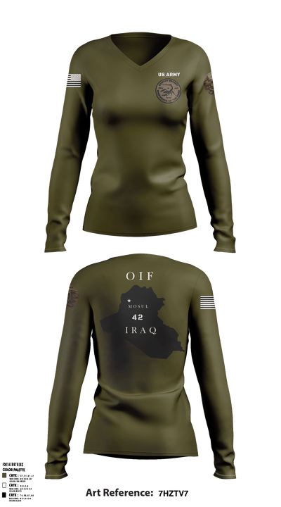 Scorpion 42 31588632 Women's Long Sleeve V-neck Shirt - 2