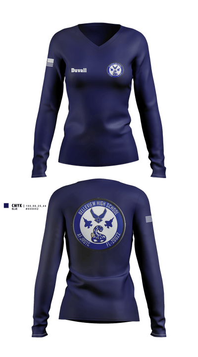 Foxtrot 5582774 Women's Long Sleeve V-neck Shirt - 2