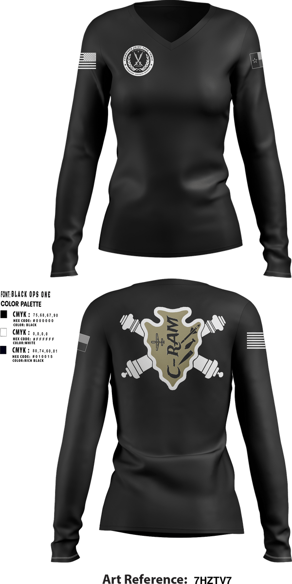 Women's Long Sleeve Vneck Shirt, 3133FABJ, Army, Teamtime, Team time, sublimation, custom sports apparel, team uniforms, spirit wear, spiritwear, sports uniforms, custom shirts, team store, custom team store, fundraiser sports, apparel fundraiser