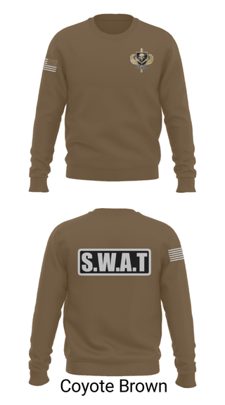 Crew Neck Sweatshirt, , Police, Teamtime, Team time, sublimation, custom sports apparel, team uniforms, spirit wear, spiritwear, sports uniforms, custom shirts, team store, custom team store, fundraiser sports, apparel fundraiser
