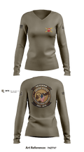 Spartan 1-9 8971871 Women's Long Sleeve V-neck Shirt - 2