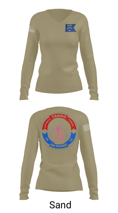 Tango Security Force 4730343 Women's Long Sleeve V-neck Shirt - 42