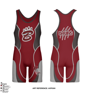 Wrestling Singlet, BRUINS, Wrestling, Teamtime, Team time, sublimation, custom sports apparel, team uniforms, spirit wear, spiritwear, sports uniforms, custom shirts, team store, custom team store, fundraiser sports, apparel fundraiser