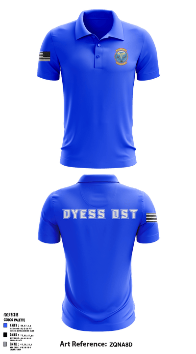 Dyess AFB Operational Support Team 10526750 Short Sleeve Performance Polo - 5