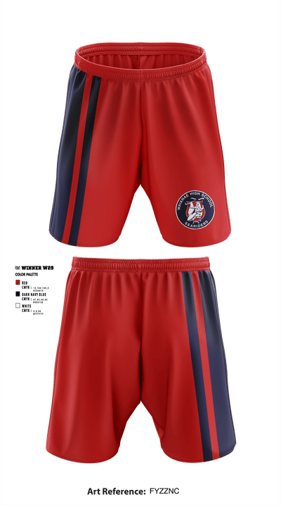 Waianae High School 18625486 Athletic Shorts With Pockets - 1