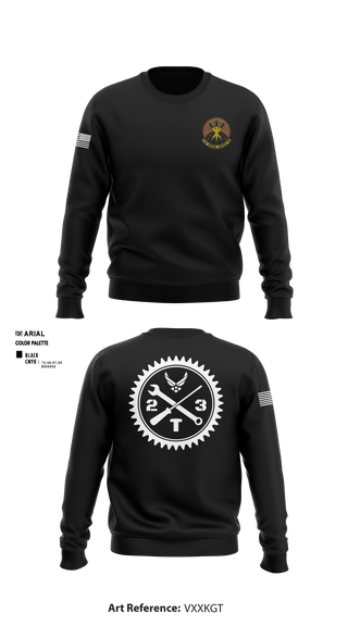 Crew Neck Sweatshirt, 21 STS, Air Force, Teamtime, Team time, sublimation, custom sports apparel, team uniforms, spirit wear, spiritwear, sports uniforms, custom shirts, team store, custom team store, fundraiser sports, apparel fundraiser